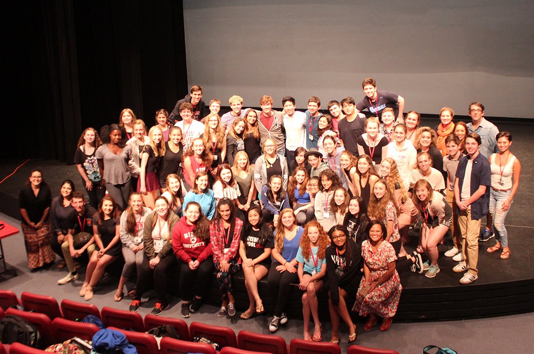 WCC_YoungArtist's tweet photo. Thank you @LarryIsOKeefe for inspiring these talented young performers at @RiderUniversity  Musical Theatre Institute. #RiderMusicalTheatre https://t.co/lvOySaqOPC