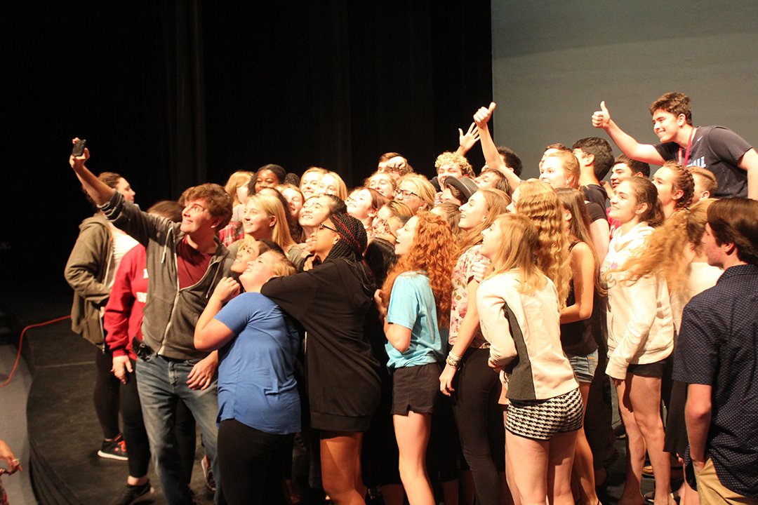 WCC_YoungArtist's tweet photo. Thank you @LarryIsOKeefe for inspiring these talented young performers at @RiderUniversity  Musical Theatre Institute. #RiderMusicalTheatre https://t.co/lvOySaqOPC