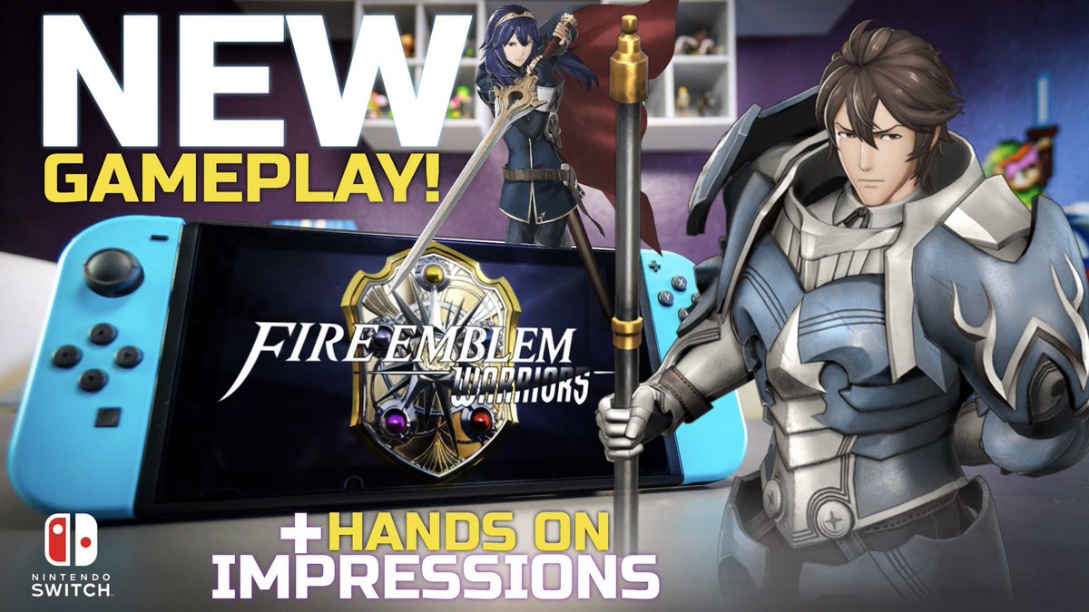 Fire Emblem Warriors - New Gameplay + First Impressions (1080p 60fps)
#nintendoswitch
#50KSwitchGiveaway 

youtu.be/zBDJ5bethYY