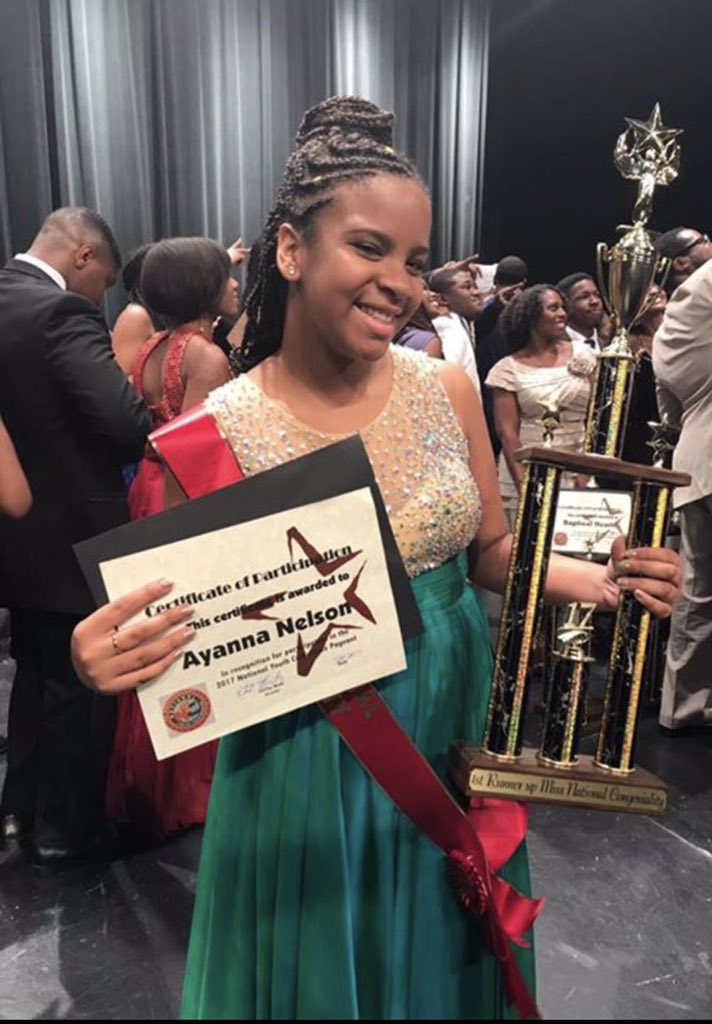 TheRealCSYC's tweet image. Ayanna Nelson reppin Cali...First Runner Up...Ms. NYC Congenitally...