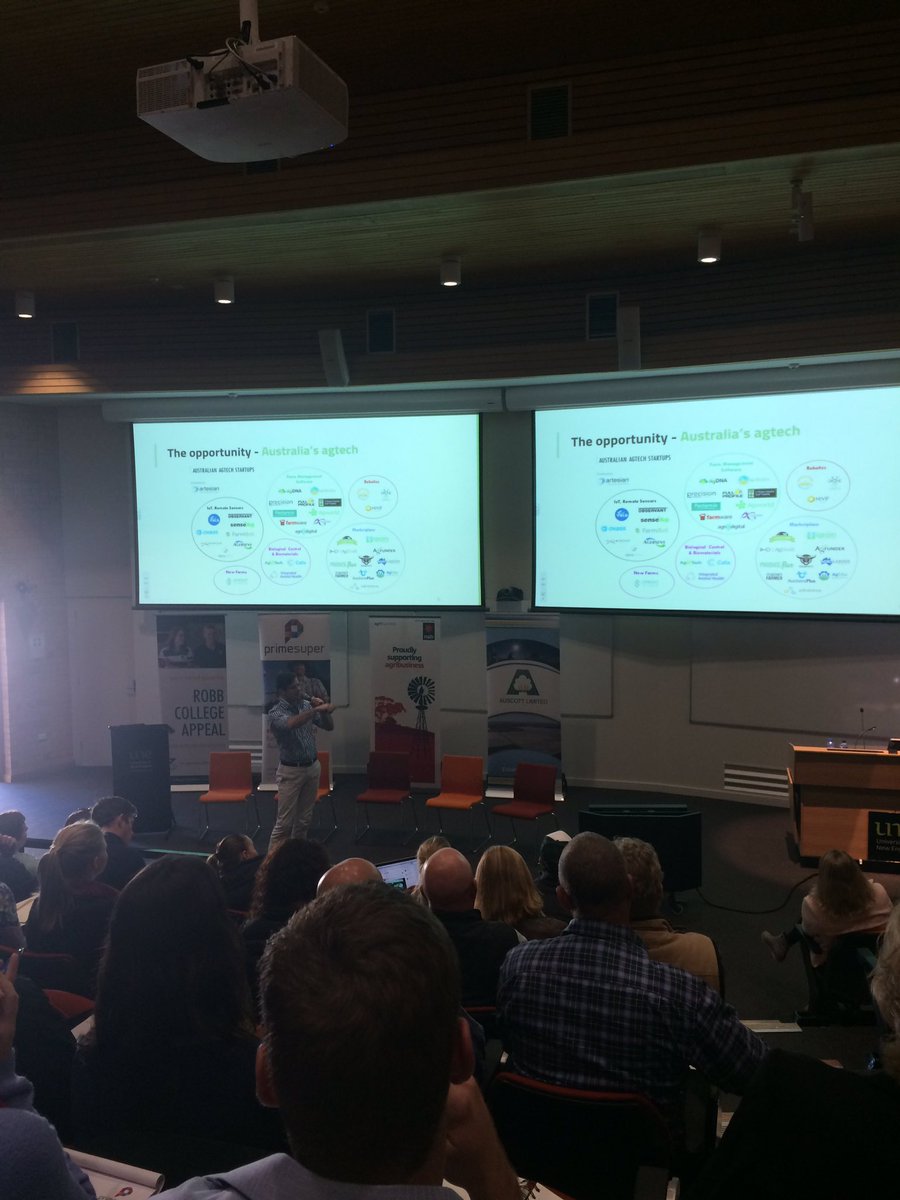 <a href="/Sam_Trethewey/">Sam Trethewey</a> CEO of <a href="/SproutX_/">SproutX Agtech</a>  speaking at the Rural Focus Symposium about what is coming in Ag-Tech startups! #ruralfocus17