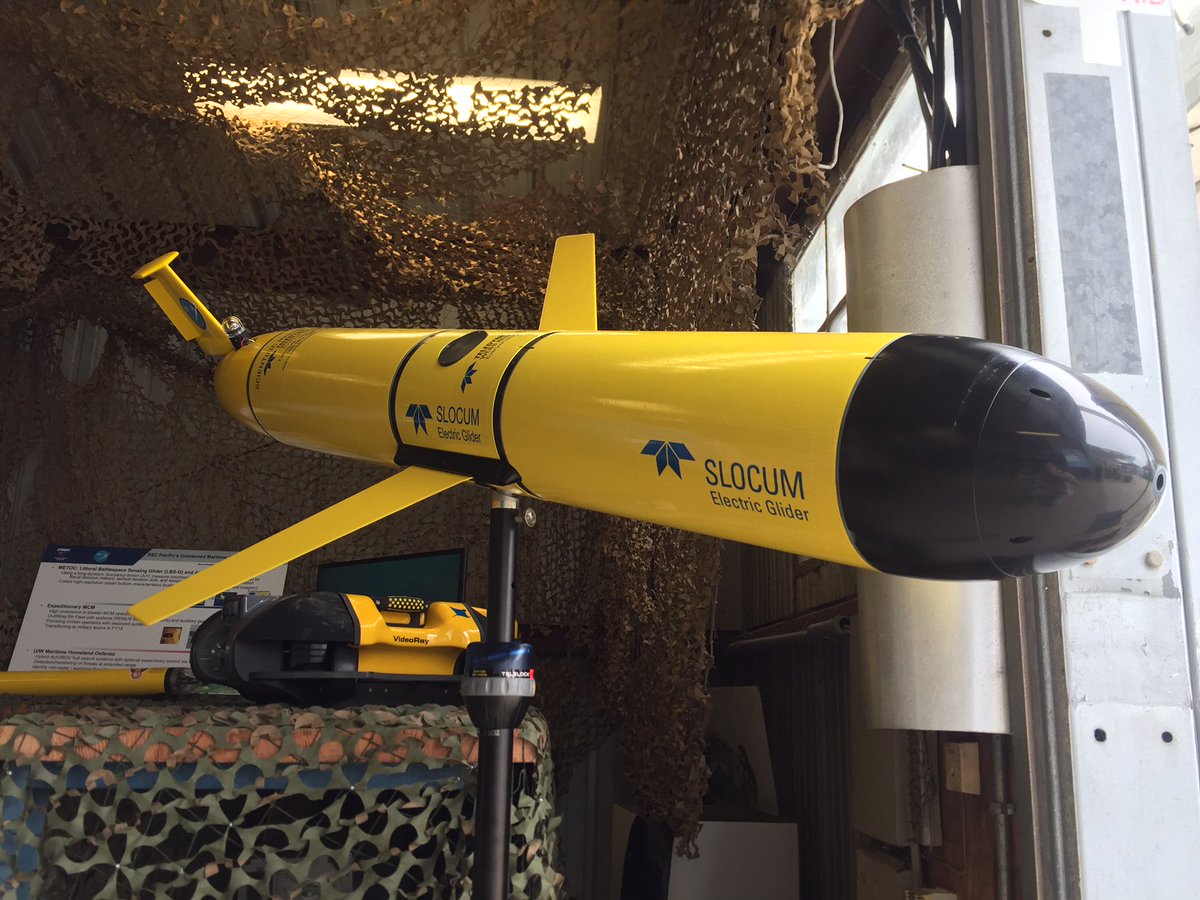 projectqubo's tweet photo. Military AUV exhibit at SSC Pacific is really interesting! Like meeting Qubo's bigger cousins https://t.co/w6ANWMoi5c