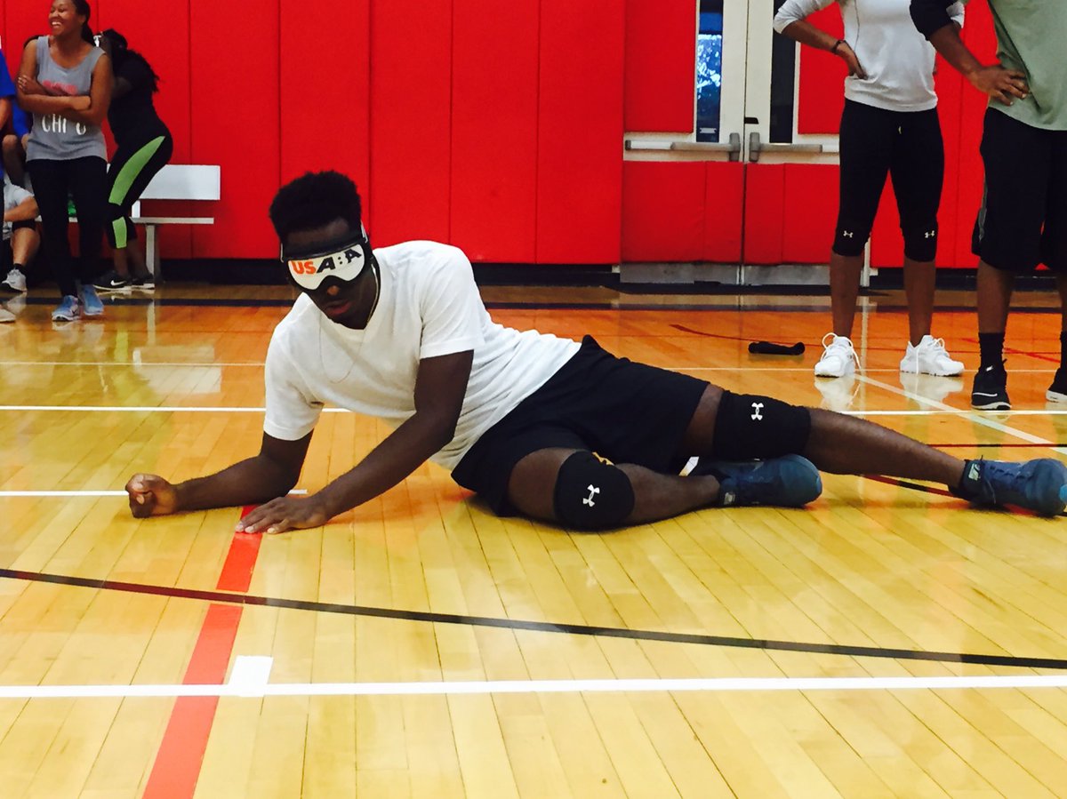 USABA's tweet photo. Had a blast teaching 2017 #TeamusaFLAME class #goalball tonight! #FLAME2017 https://t.co/3L8QwYgyUi