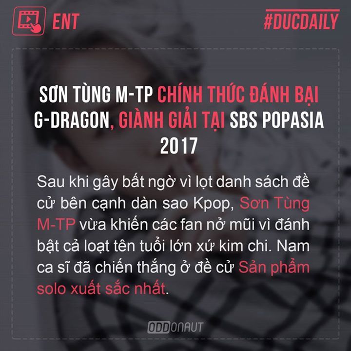 minhducdoo's tweet photo. #ducdaily #oddonaut #entertainment | The Fastest. The Shortest.
#sontung #mtp #gdragon #sbs #popasia
Link https://t.co/AYoGgn5BL4 https://t.co/FXTWLkDIKl