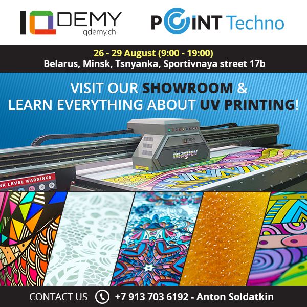 IQDEMY's tweet photo. 26-29 August 2017 IQDEMY holding organizes showroom with the dealer POINT TECHNO in Minsk 📢 Come and visit us! 

Read more 👉 https://t.co/Hs4qXgz8VX