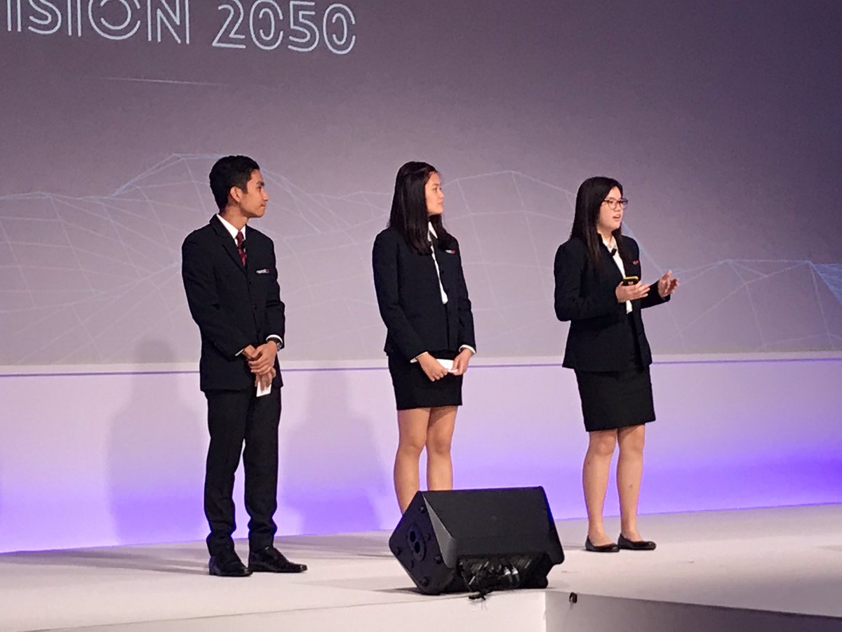 taniagoodacre's tweet photo. These students see a time in 2050 that delegates can choose their own chairs! #cantwaitforthat #smf2017 @SACEOS https://t.co/8A9gbrTDMO