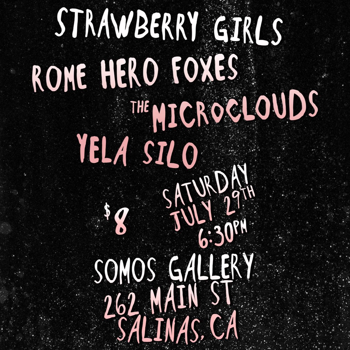 YelaSilo's tweet photo. Show in saturday in Salinas! https://t.co/VW8Bi1Q7fN