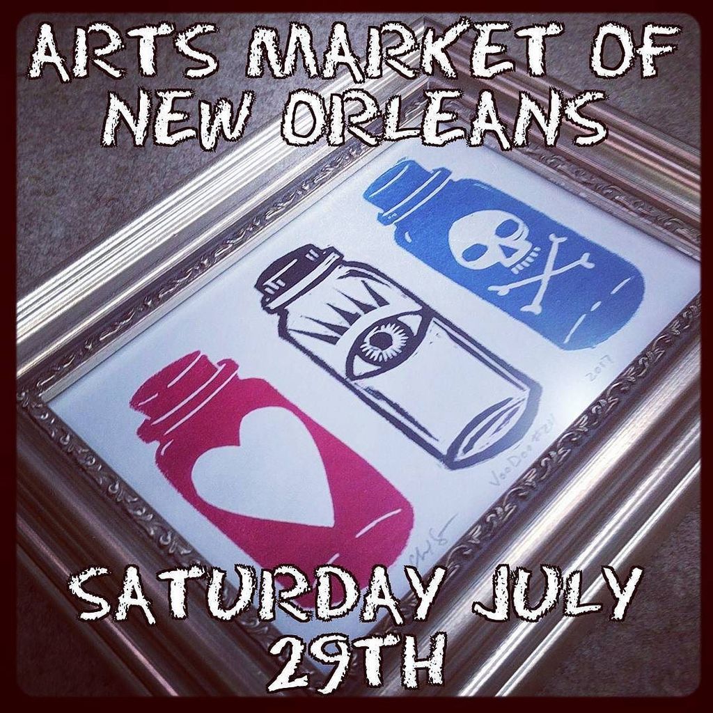 barebonesstudio's tweet photo. Come on out to the Arts Market of New Orleans this Saturday, I'll be in my usual location #neworleansartist #artsm… https://t.co/3zgemTFhKg https://t.co/8nfMROBLEk