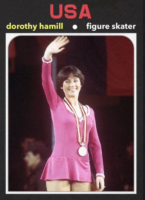 Happy 61st birthday to heartthrob Dorothy Hamill. Young (& current me) had quite the crush. 