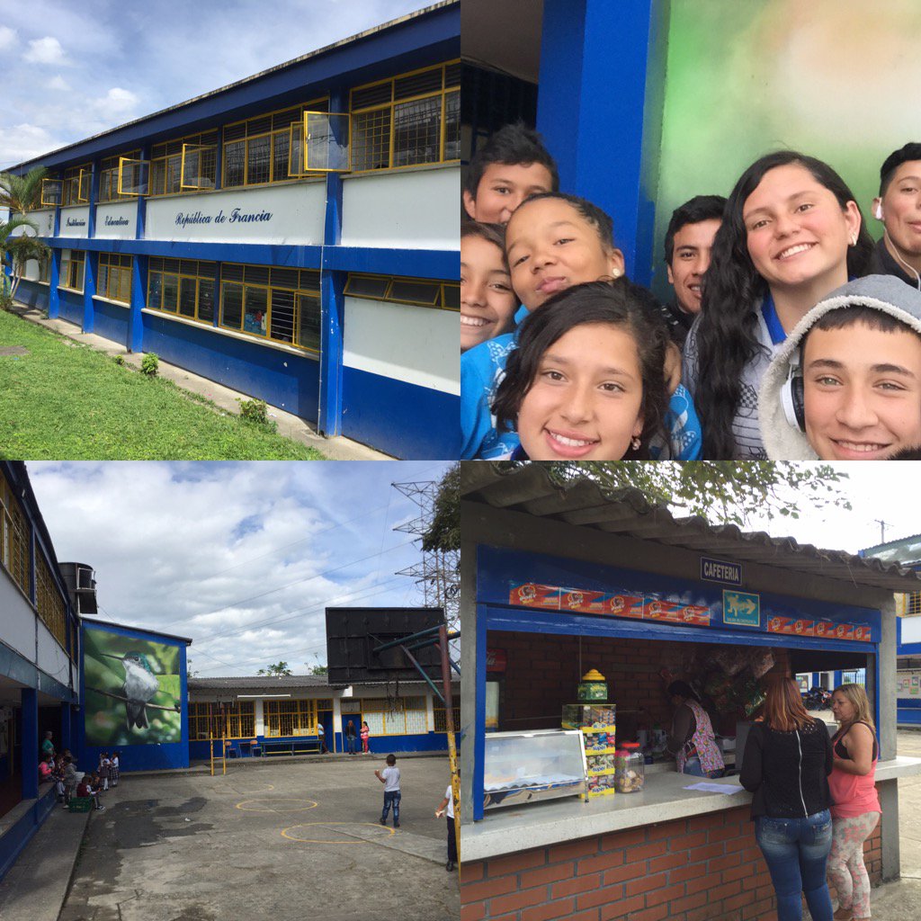 cox_lvhs's tweet photo. Colombian Ss studying English asked me if people were kind to each other in the United States. #GlobalEd https://t.co/A5m9OYlYD3
