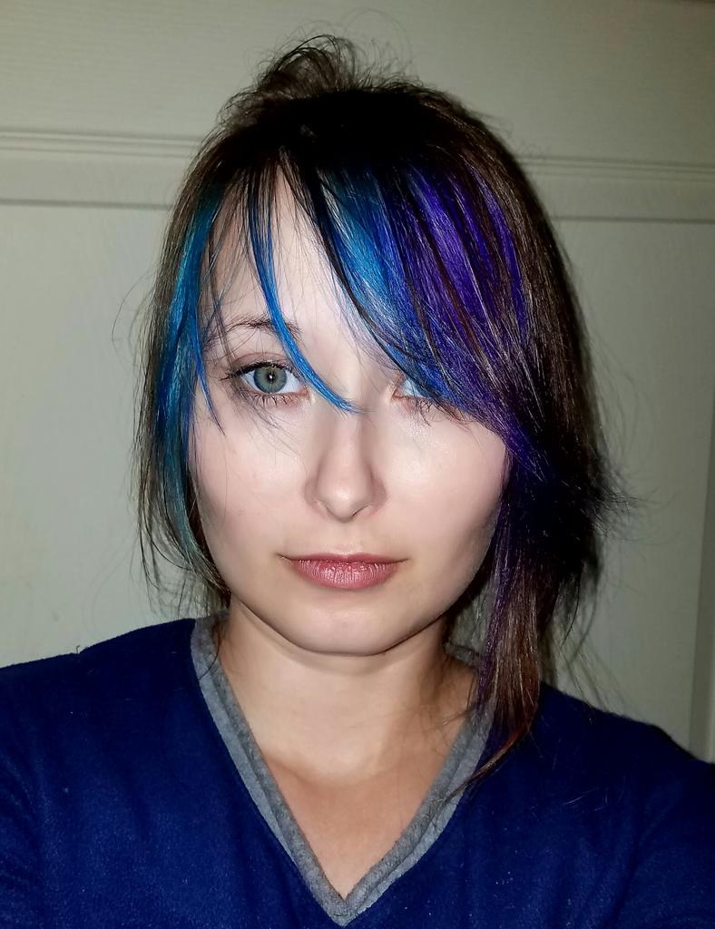Cara Varcoe On Twitter From Faded To Fierce Bluehair