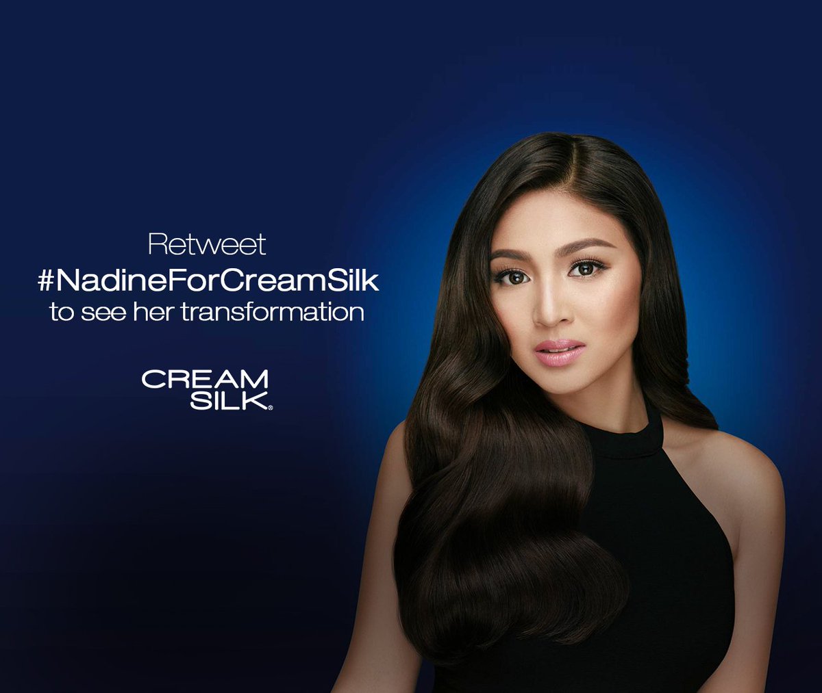 CreamSilkPH's tweet photo. Retweet #NadineForCreamSilk for a surprise! Watch her big reveal at @creamsilkph to witness the #PowerToTransform. https://t.co/vQj2j2SnAw