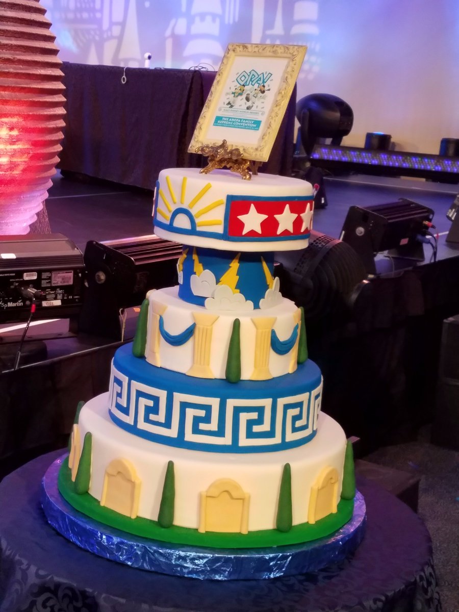 OrderOfAHEPA's tweet photo. Thank you @WaltDisneyWorld, Walt Disney World Resort President George Kalogridis &amp; Micky Mouse for a truly memorable birthday bash! #AHEPA95 https://t.co/HeE0uWHRk1