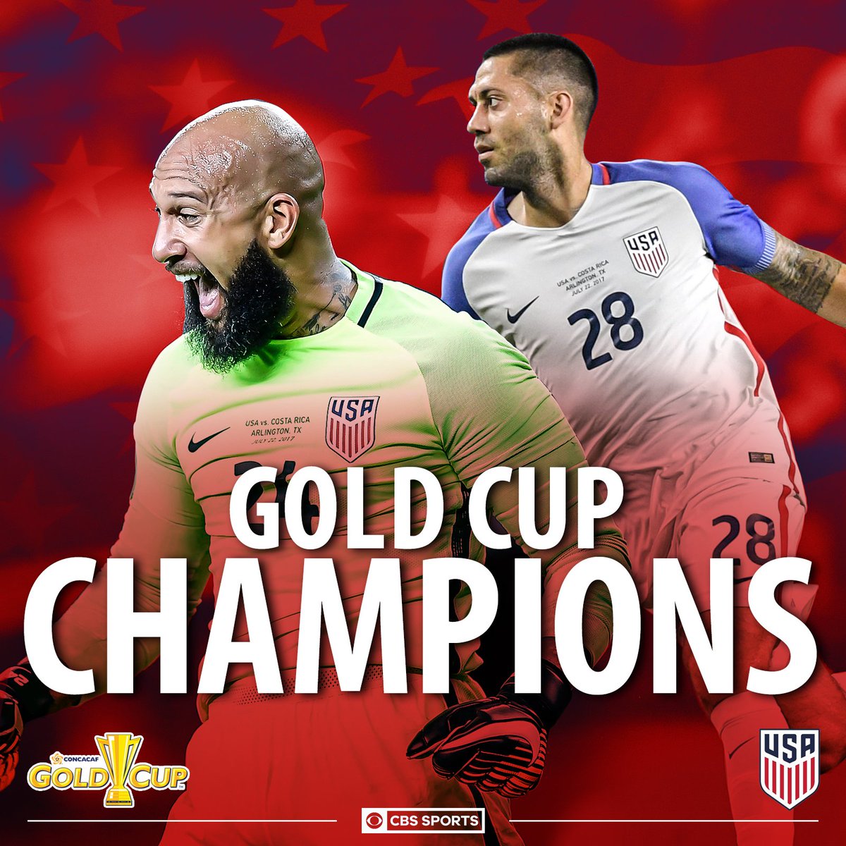 CBSSports's tweet photo. USA wins their 6th Gold Cup. https://t.co/4DgQeP5jUO