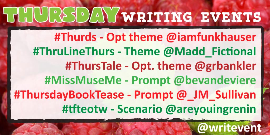 writevent's tweet photo. 🚧 #ThruLineThurs GONE TOO FAR / TOO FAR GONE
🚧 #ShareWords PARTIES/PARTY
🚧 #WIPTruthOrDare INSECURE
🚧 #Thurstale ABSENT
🚧 #Thurds CONTROL https://t.co/mgYMxUAR3f