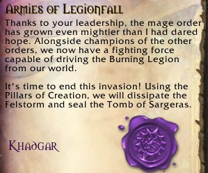 Marvin527's tweet photo. @Warcraft - Nothing like a nice invitation from Khadgar to get me going in a new direction!
#Khadgar #Legionfall https://t.co/m4DTayH5Is