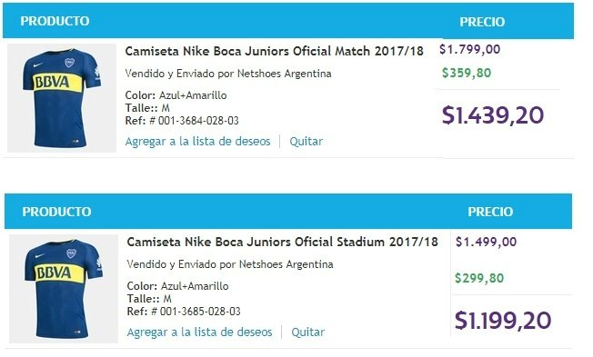 boca juniors netshoes