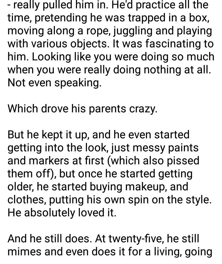 SockTheMime's tweet image. New GWay RP acc, not new to RP!

- Mime!Gerard
- RP/MV
- Gay (obviously)
- Very descriptive (kinda have to be)
- Soft guy

RT, please? 👐