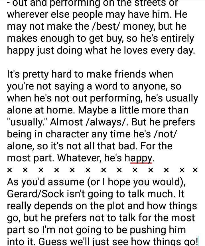 SockTheMime's tweet image. New GWay RP acc, not new to RP!

- Mime!Gerard
- RP/MV
- Gay (obviously)
- Very descriptive (kinda have to be)
- Soft guy

RT, please? 👐