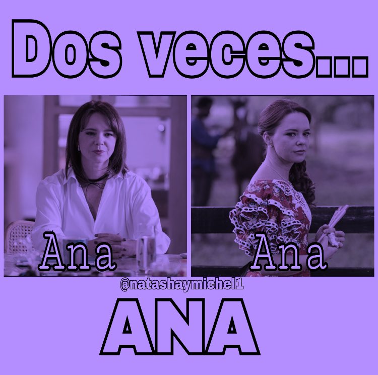 natashaymichel1's tweet photo. La mejor siempre!💜🙈😆🎬🙊🙉 #AnaMariaSolozabal #AnaDeGranados #AliasJJ #LaEsclavaBlanca @natasha_klauss https://t.co/9xvSpAZBVf