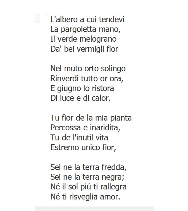 Pianto Antico Figure Retoriche