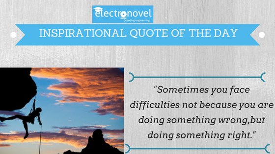 electronovel's tweet photo. #ThursdayThoughts #motivation #InspirationalQuotes #quoteoftheday  #Electronovel
Follow us @electronovel for posts about Engineering:) https://t.co/uWtSfBMlq1