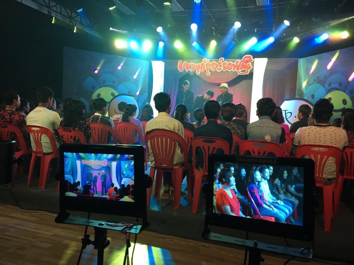 zarganar's tweet photo. The very first Myanmar standup comedy show . https://t.co/8a4ZoB7oj3