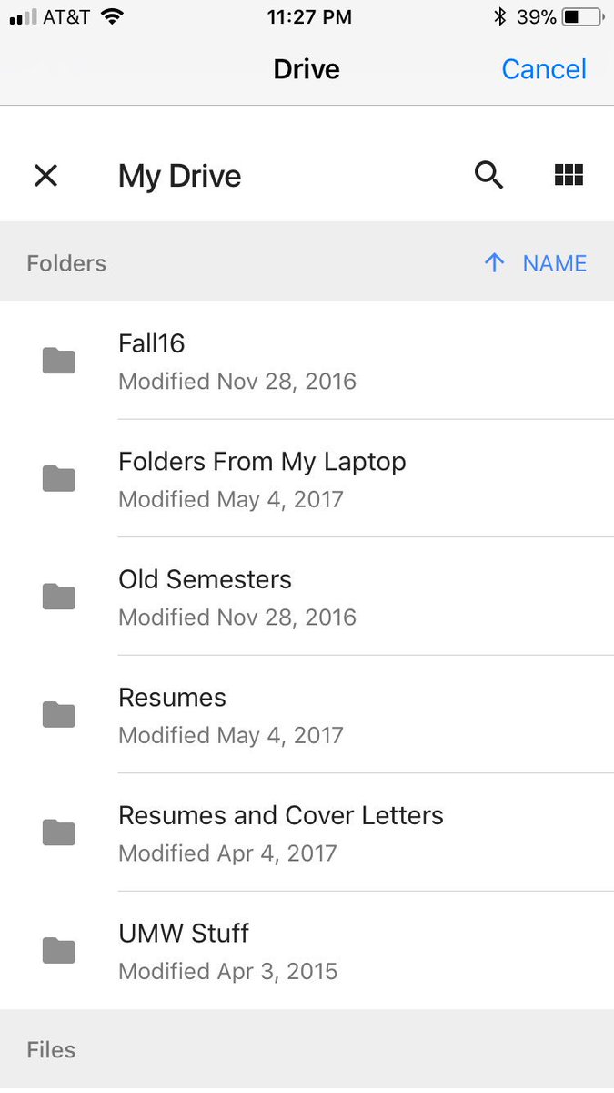 aclegg09's tweet photo. From what I can tell, you can access online docs. Here is my google drive as an example #iosbeta3 https://t.co/5xoqGNmeja