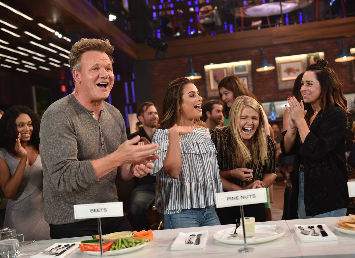 leamichelenews1's tweet image. .@LeaMichele on @TheFWordFOX with @GordonRamsay