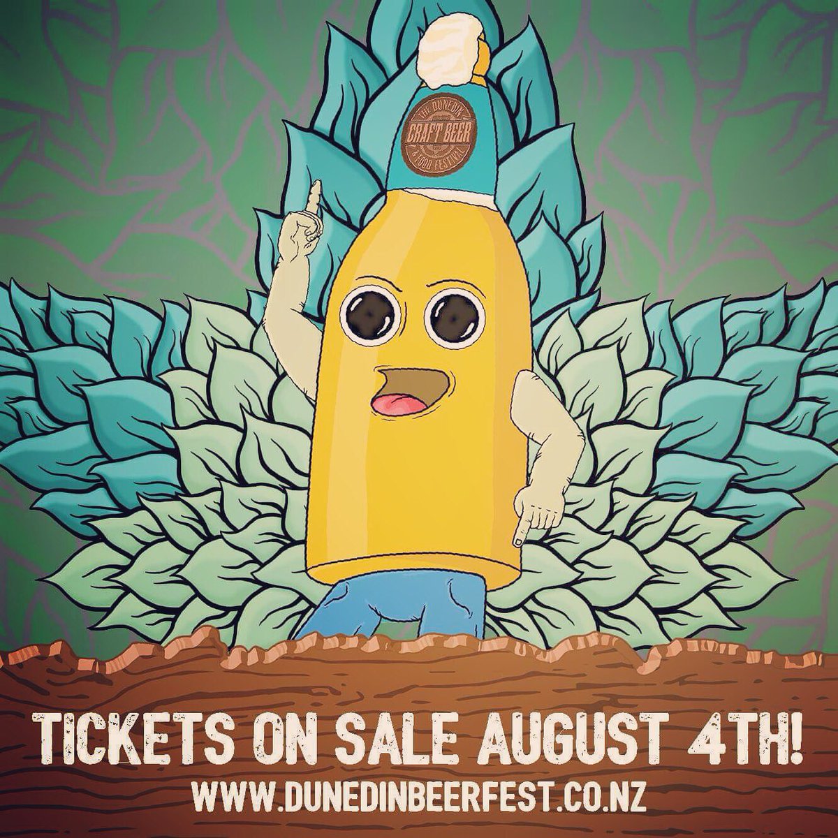 Tics on sale next week! A few at a special early bird price so get in quick for those tasty worms: dunedinbeerfest.co.nz