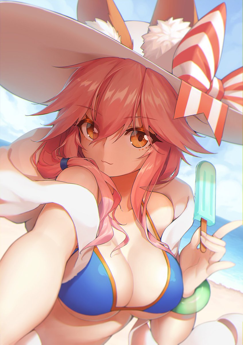 玉藻の前(水着) 「玉藻の前
#FGO
#Fateex 」|摩訶❖のイラスト