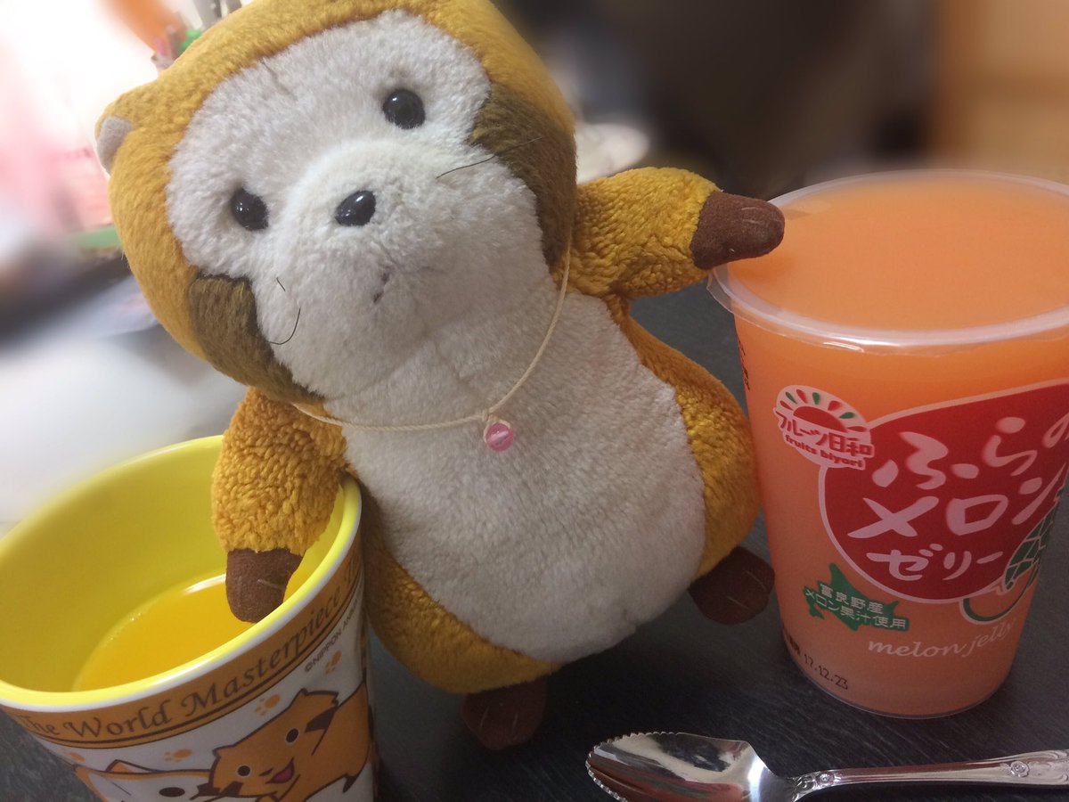 rascal197752's tweet image. おやつの #ふらのメロンゼリー すごく大きいにゃ！！
.
.
.わぁ😳😳みずきの5倍の重さにゃ…！！
*.
*.
*☼*―――――*☼*―――――
#ラスカル #ラスカル部 #あらいぐまラスカル #富良野 #ゼリー #ぬいぐるみ #ぬい撮り #メロンゼリー