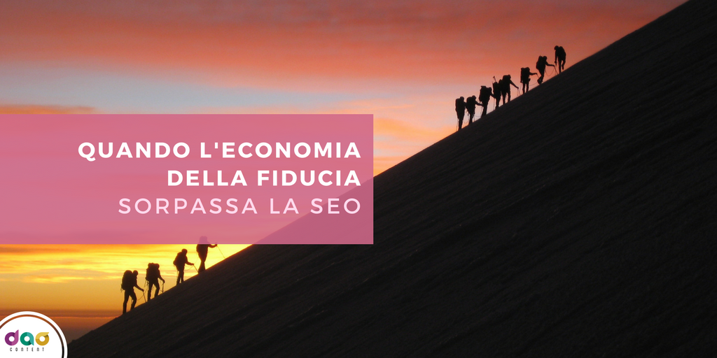 DAOContent's tweet image. Il #content #marketing non migliora solo la #SEO. È un investimento in economia della #fiducia. Ecco perché ▶️bit.ly/2v03o5m #brand