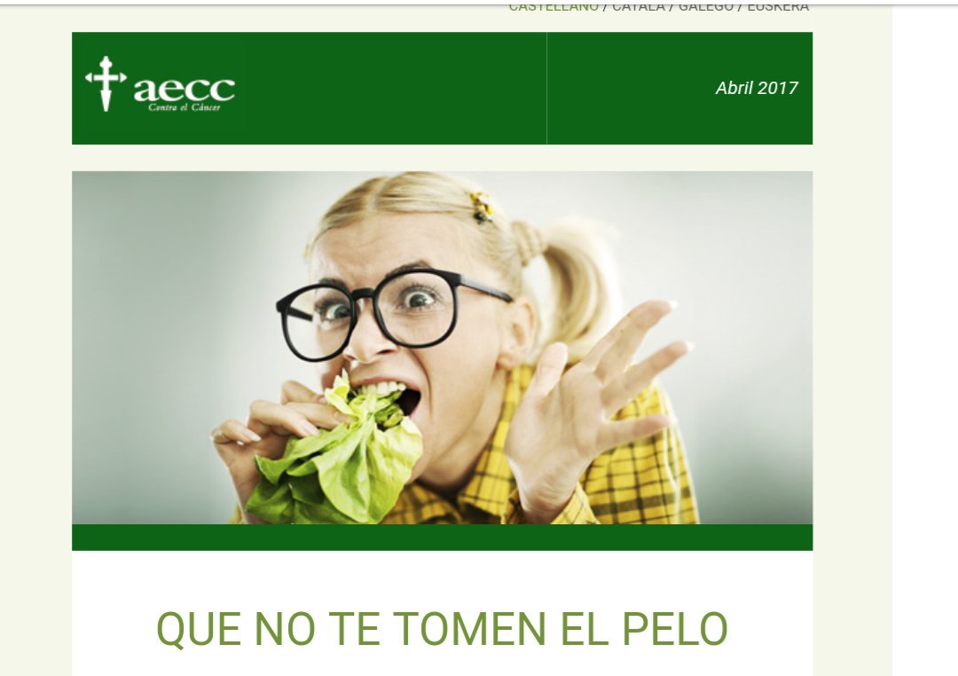 Qué es la #DietaAnticáncer?
 #Mentira
➕ #Estafa
➕ Aprovechar la desesperación 
➡ No juegues a eso!
Gracias @aecc_es  aecc.es/msites/tusalud…