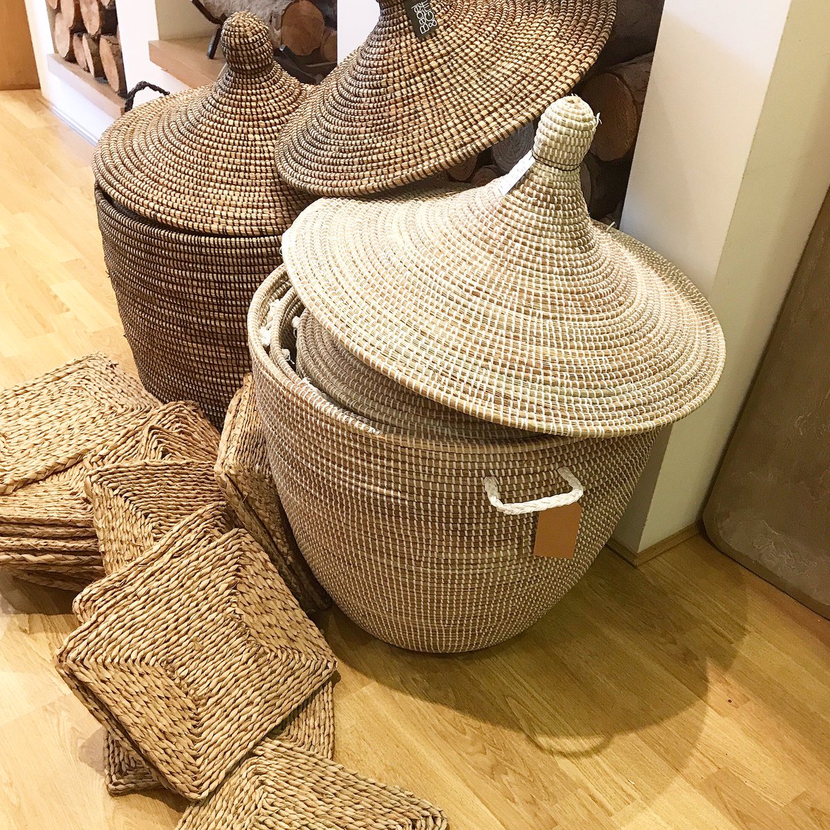 bagelandgriff's tweet photo. Back in stock. Alibaba baskets. #handmade #recycled #artisan #welove https://t.co/6fi0B7fSf5