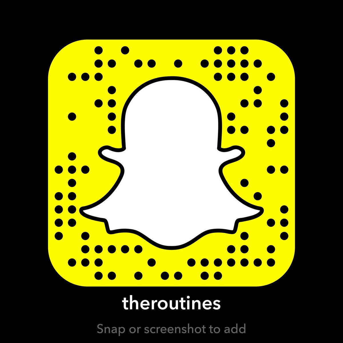 Add me on Snapchat! Username: theroutines snapchat.com/add/theroutines  #Snapchat 🐒