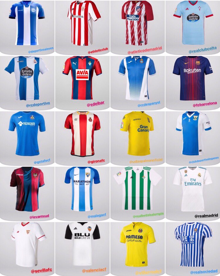 best la liga jerseys