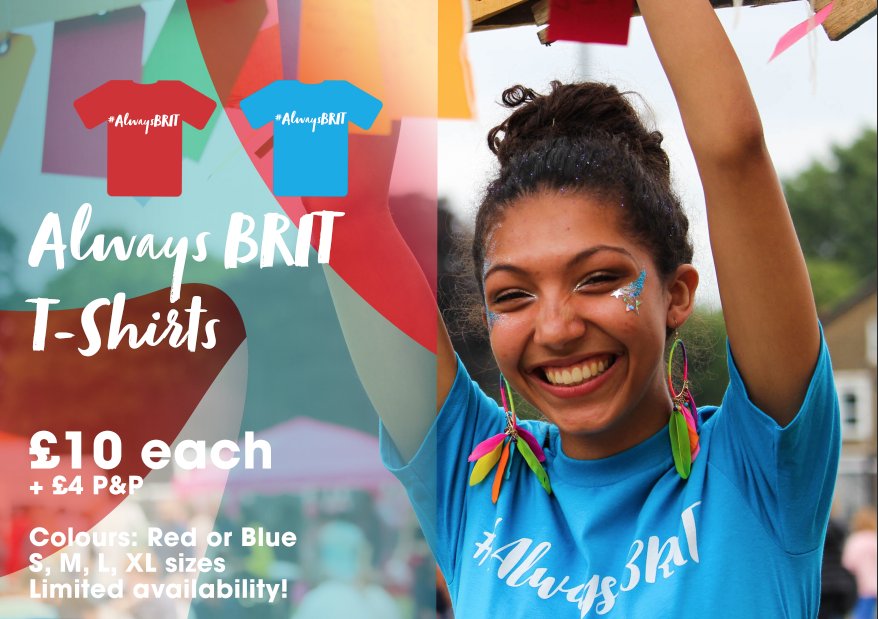 TheBRITSchool's tweet photo. Got the #BacktoBRIT blues? Do not fear, we have limited availability on our #AlwaysBRIT tees. Box Office is open 10am-2.30pm on 02086658617 https://t.co/NXSsfThBgZ