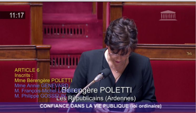 bpoletti2017's tweet photo. #LoiConfiance Je suis intervenue sur le sujet des collaborateurs parlementaires #DirectAN en proposant un amendement pour leur pré-retraite https://t.co/pqUiM332pd