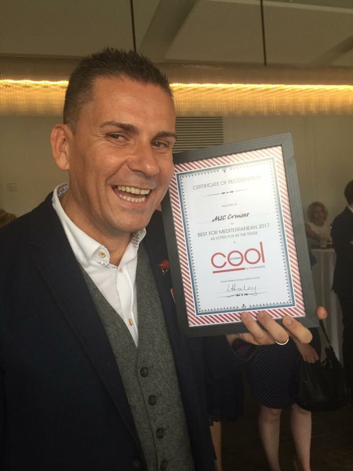 MSCTravelAgents's tweet photo. We won Best Med Cruise Line @travelweekly Cool Cruise Awards

We are thrilled &amp; would like to thank our trade partners for voting for us. https://t.co/tF1prqiclo