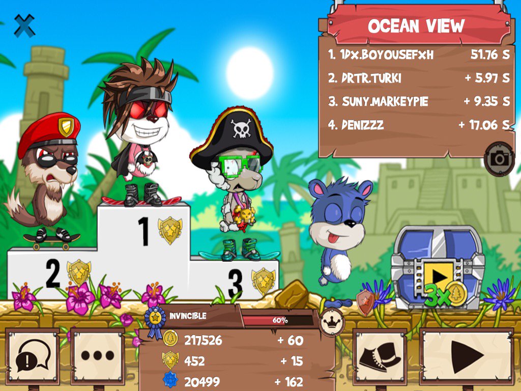 Xfr2BoYosef's tweet photo. All those guys just got washed #funrun2 #turki #markeypie #Denizzz https://t.co/DGny3u3HEK