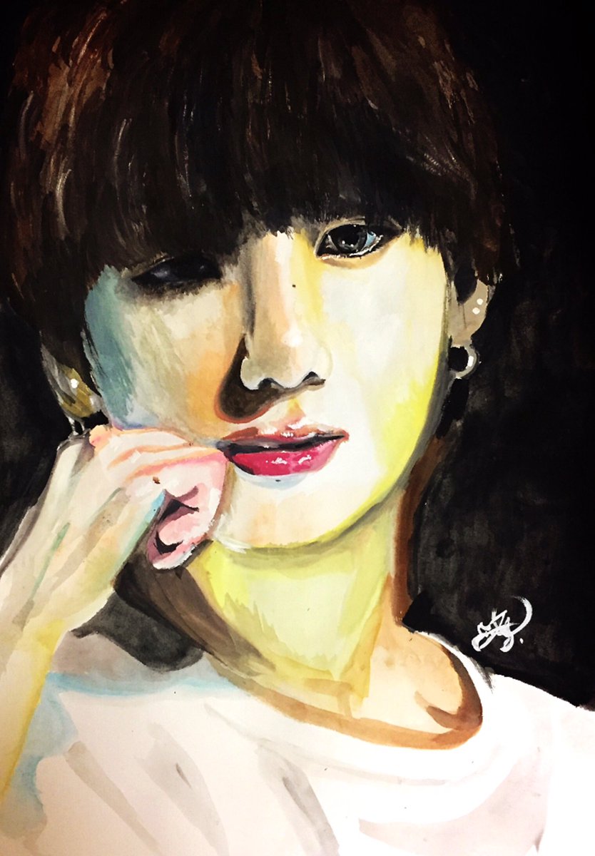 m1ruton's tweet photo. 왜??사진에서 보면 코가 길게 보인다..🤔💭写真だと鼻が長く見えるのは何故だ？
#jungkook #bts #정국 #방탄소년단 #防弾少年団 #防彈少年團 #fanart #art @BTS_twt @BTS_jp_official @bts_bighit https://t.co/2zr7Dcpk9i