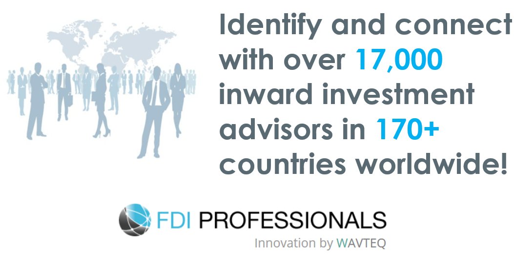 WAVTEQ_FDIP's tweet photo. Target key #advisors and get your location on the ‘investors radar’ #EconDev #FDI #Investmentpromotion.  Visit https://t.co/dyfNZje7Ea https://t.co/iqQORjK399