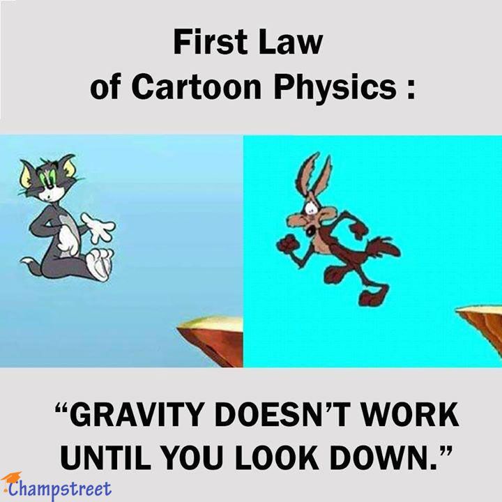 champstreet's tweet image. Agree or not. #Cartoon #PhysicsLaws
