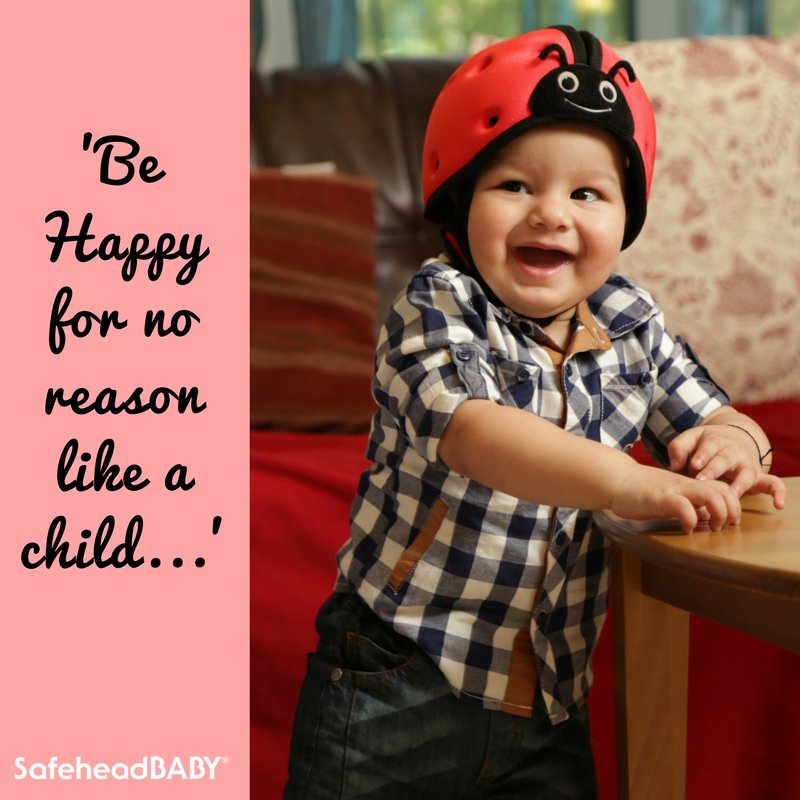 SafeheadInc's tweet photo. Be Happy for now reason, like a child!😄
Protect what matters most &amp; don't give your baby a reason to cry.
#SafeheadBABY #InfantSafety #Aww https://t.co/47Qc71iA0X