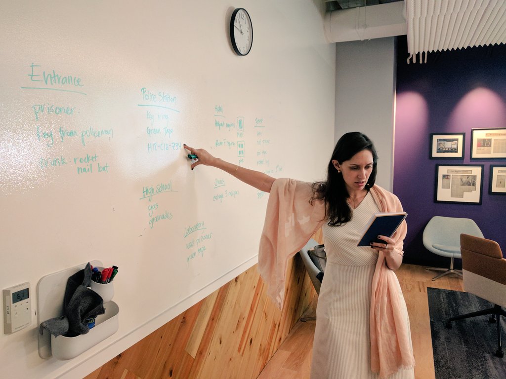 CptnSlaughter's tweet photo. @TiltedTabletop @luckiesharms is taking all the notes in this epic T.I.M.E. Stories mystery! #streamlivetweets https://t.co/2jVjSNb2W0