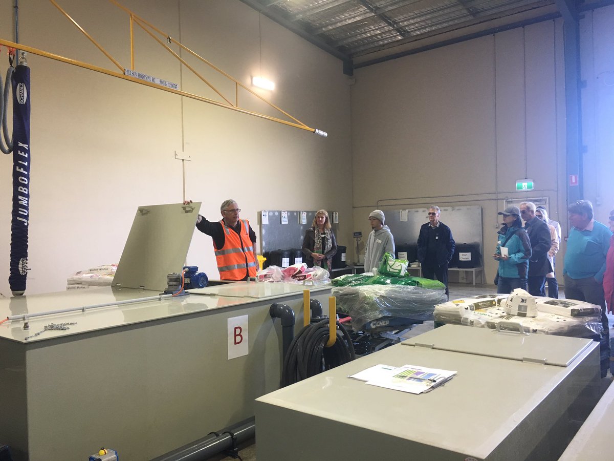 Checking out the fertiliser systems at Costa. In a large scale operation like this, precision and automation is key #RuralFocus17
