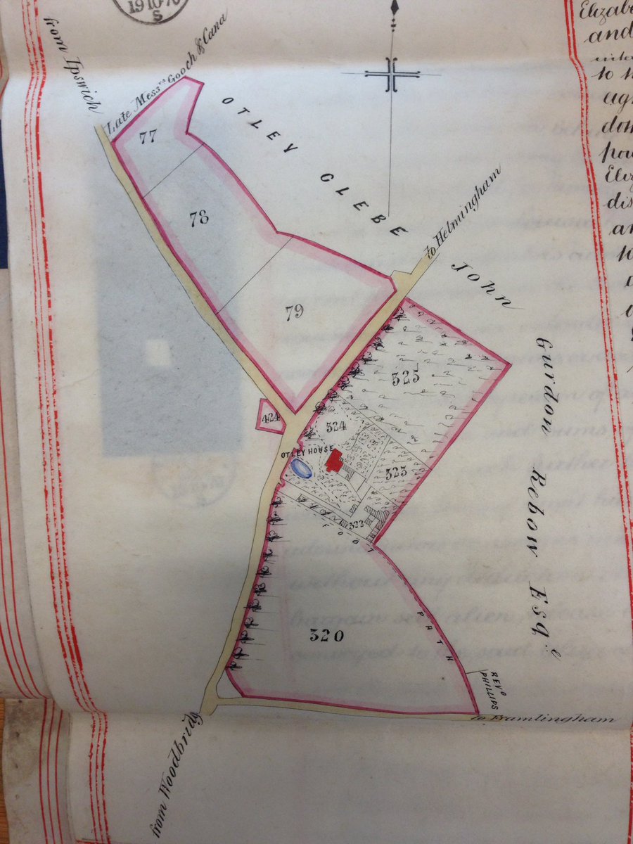 SuffolkBuildSoc's tweet photo. #ThrowbackThursday here are some items relating to Otley we're displaying at @SuffolkonShow - dating back to 1734! https://t.co/zDCz6Ls5YG