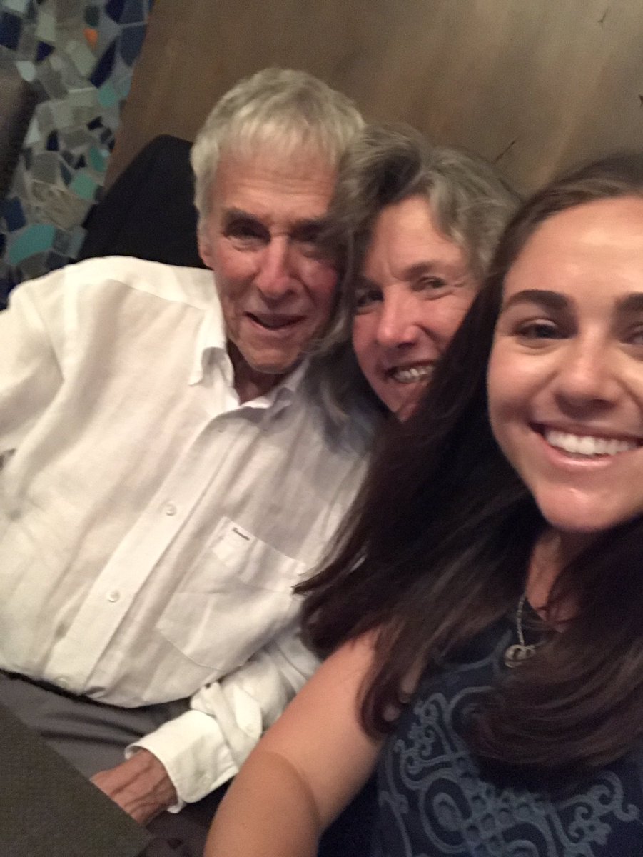 BooMajor1's tweet photo. Like father like daughter...and then there's me. #Bacharachs #notinsanjose #noraindropsfallingonmyhead #gamecocks https://t.co/a7WQEbudlB