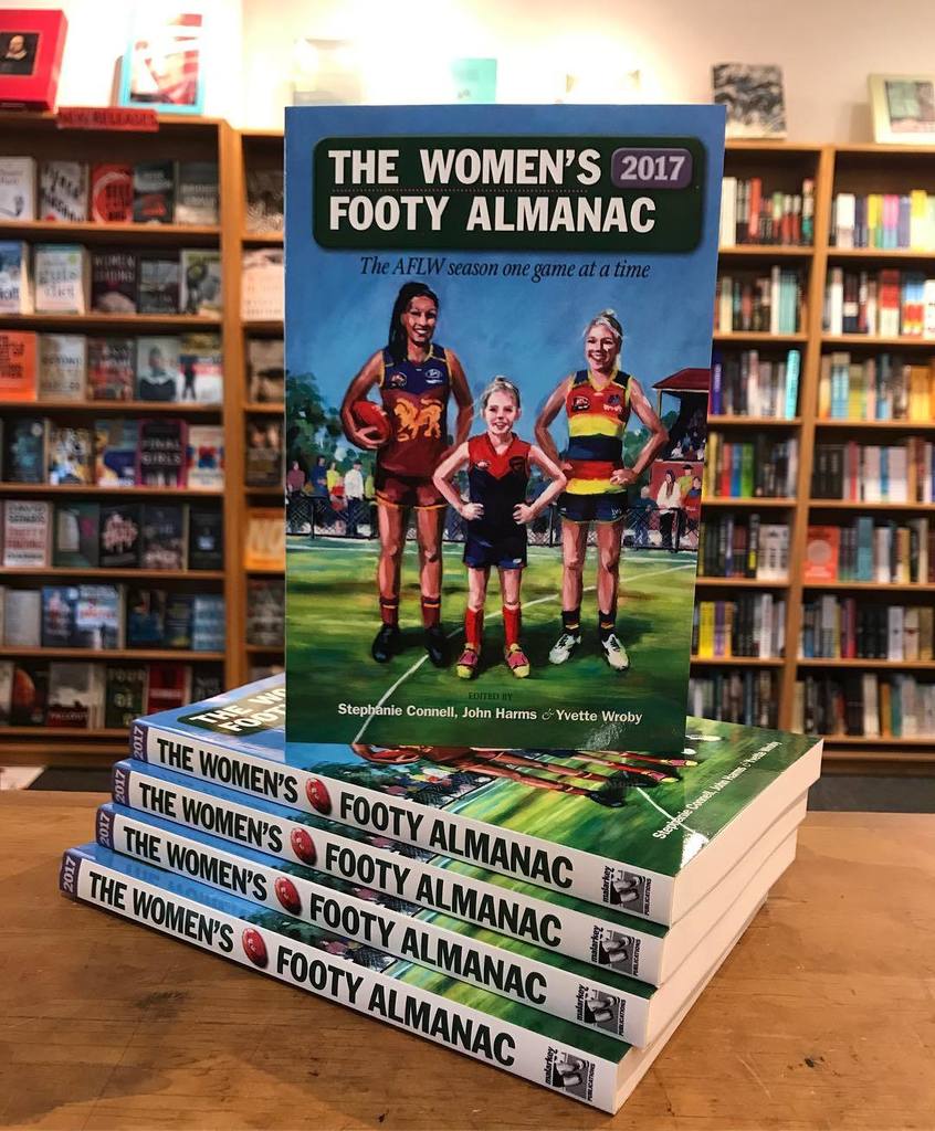 SunBookshop's tweet photo. Just in! THE WOMEN'S FOOTY ALMANAC: a round-by-round round up of the inaugural AFLW season! .
.
.
#sunbookshop #ya… https://t.co/hJWPjRVNt2 https://t.co/RbhvL05p5S